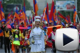Առաջին տոնական քայլերթը՝ 15 հունիսի 2010 թ.
